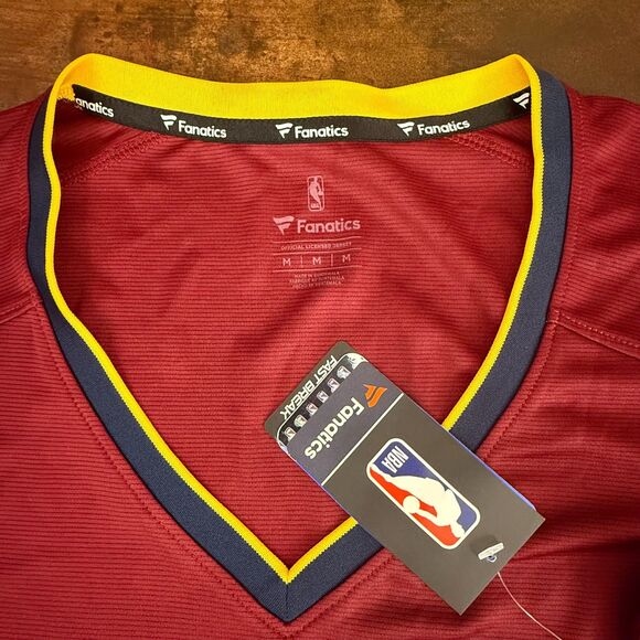 Cleveland Cavaliers Cavs NBA Fanatics Med Fastbreak Road Jersey Sportswear fun - Picture 2 of 9